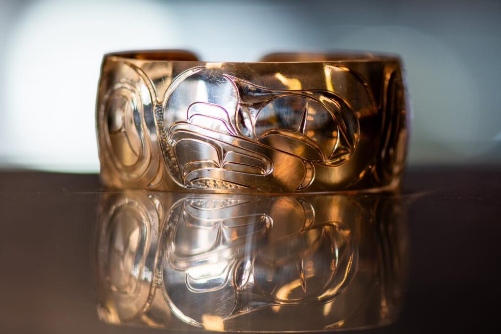 Find the Native Legends hand carved in Sterling Silver and Karat gold at Nicol Street Pawnbrokers.